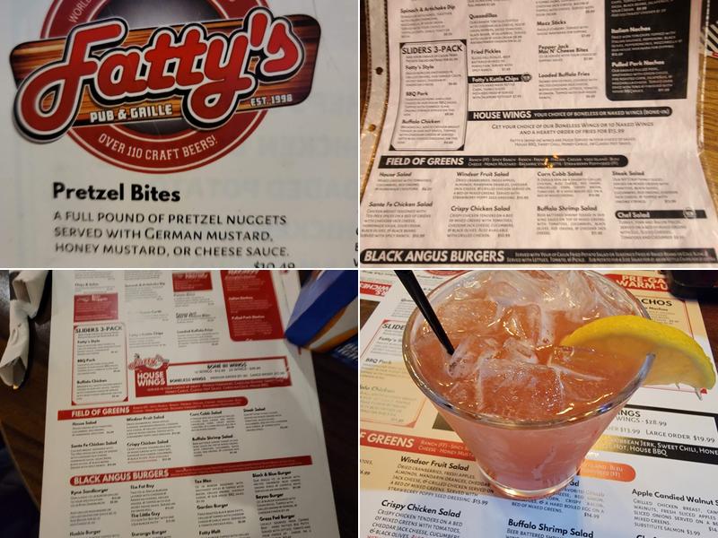 Fatty's Pub & Grille Menu