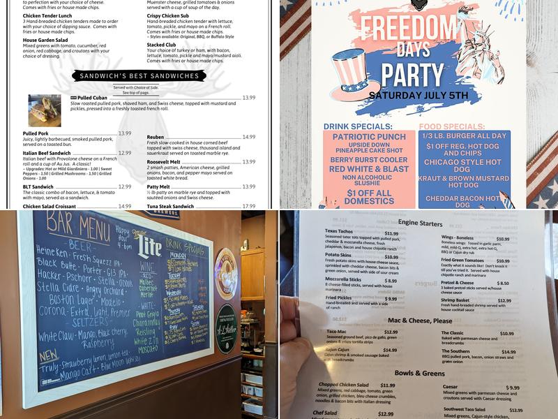 Bull Moose Bar & Grille Menu