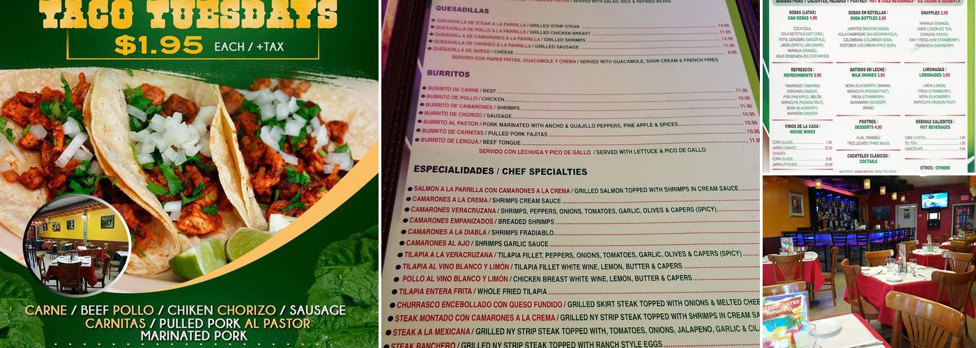 MOJITOS Mexican Grill & Bar Menu