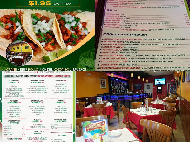 MOJITOS Mexican Grill & Bar Menu