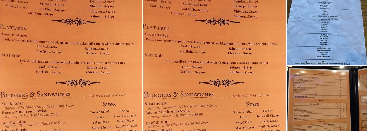 Couvert Menu