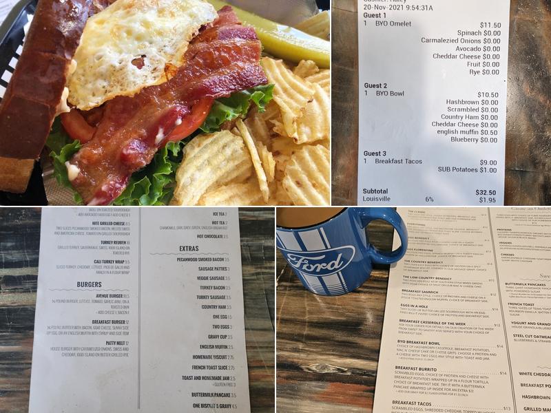 Eggs Over Frankfort Menu
