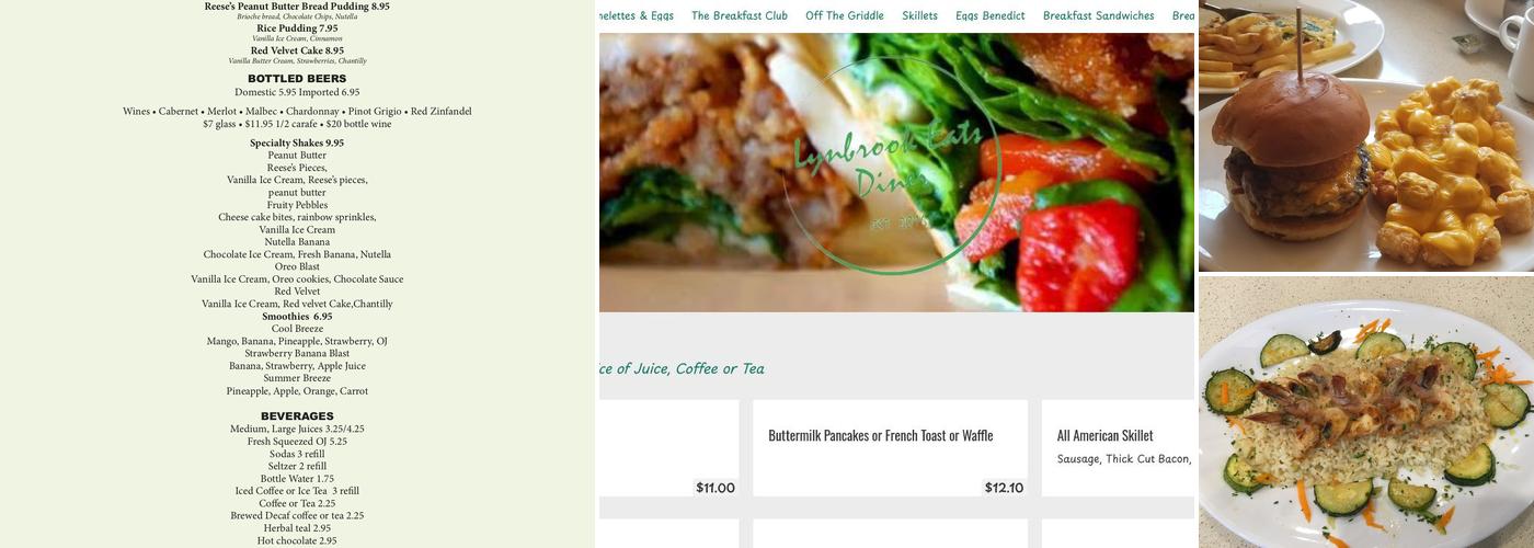 Lynbrook Eats Menu