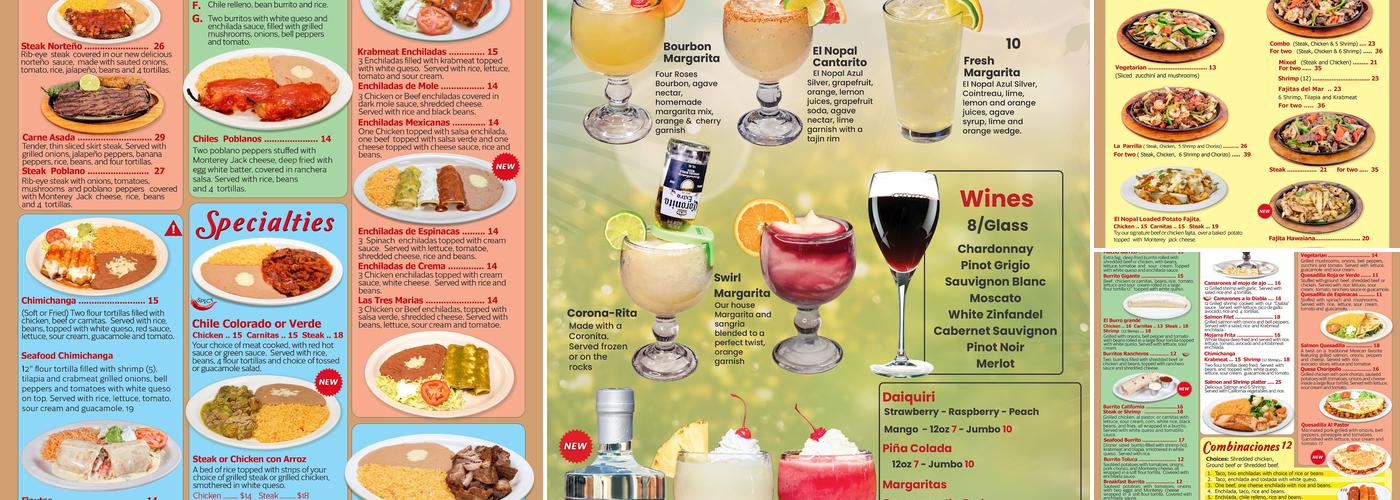 El Nopal Menu