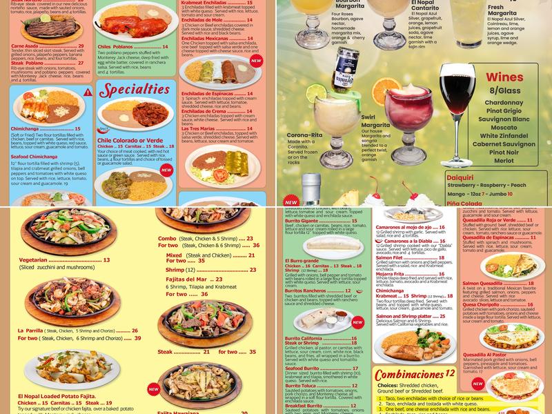 El Nopal Menu