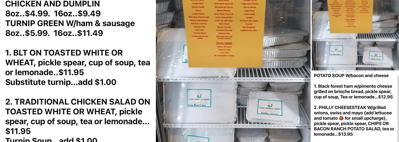 Sweet Magnolia’s Bakery Cafe Menu