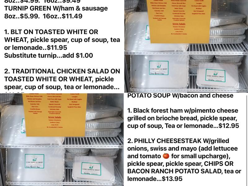 Sweet Magnolia’s Bakery Cafe Menu