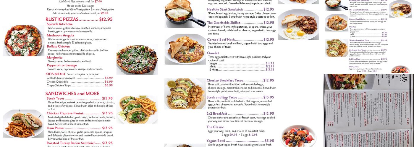 Deerfields Bakery - Buffalo Grove Menu