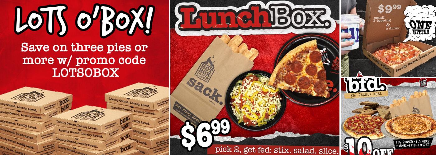 HotBox Pizza Menu
