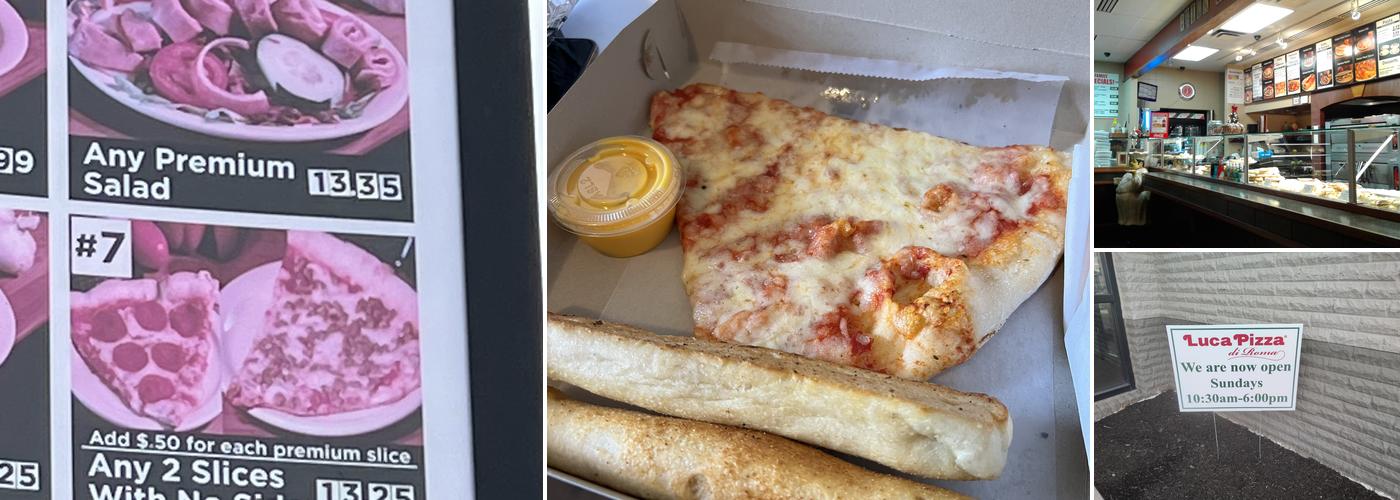 Luca Pizza Di Roma Menu