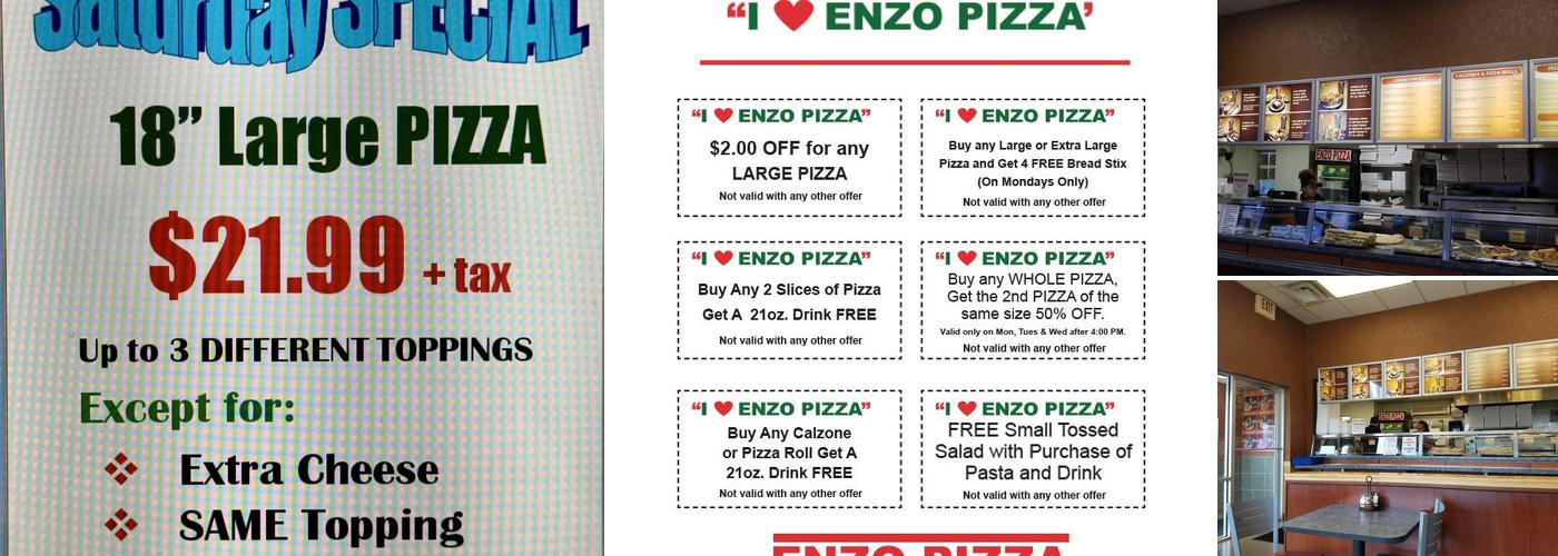 Enzo Pizza Menu