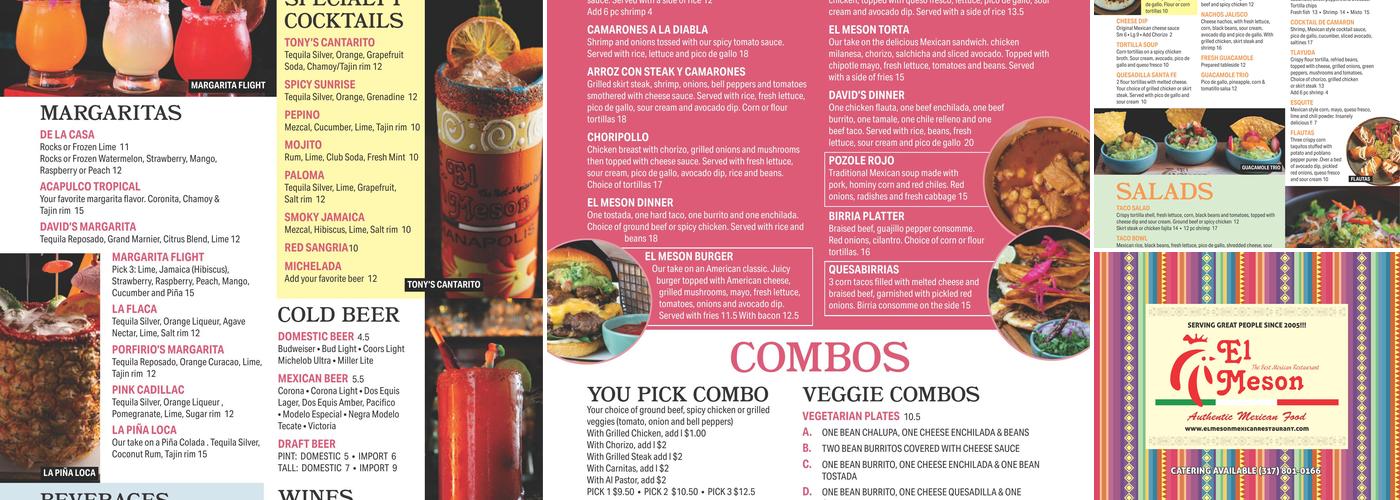El Meson Menu