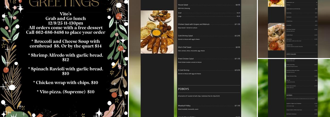 Vito's Marketplace Menu