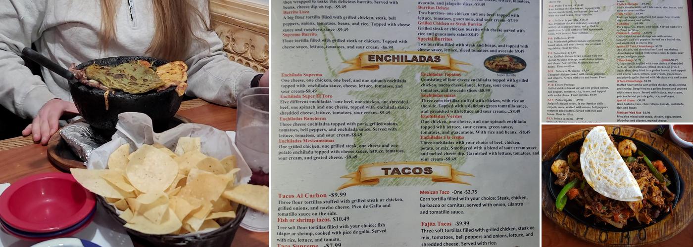 El Toro Inc Menu
