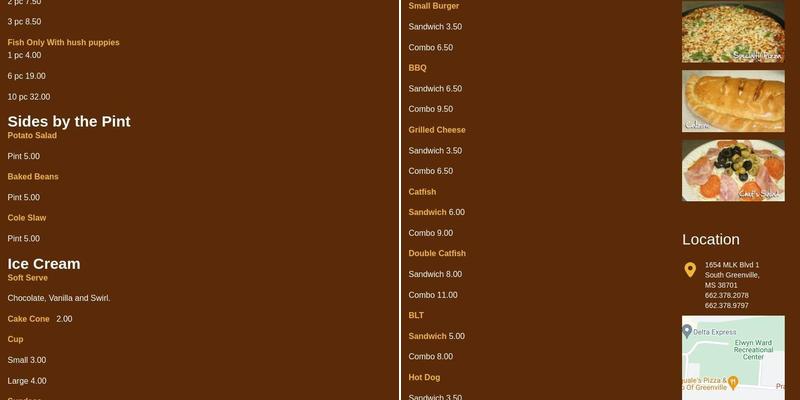 Pasquale's Pizza & Frostop Of Greenville Menu