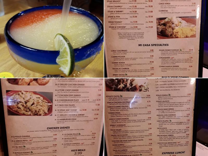 Guadalajara Menu