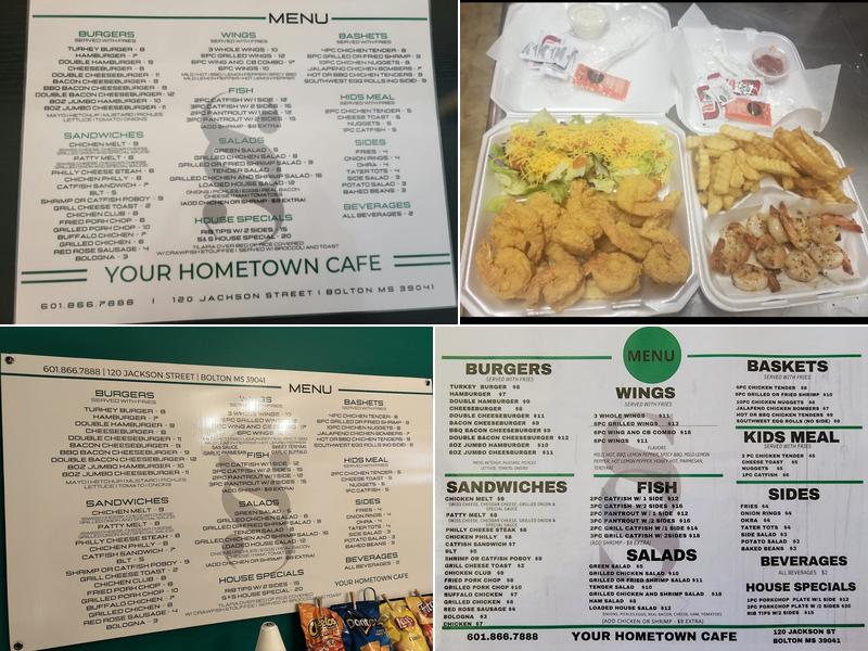 S&S Cafe Menu