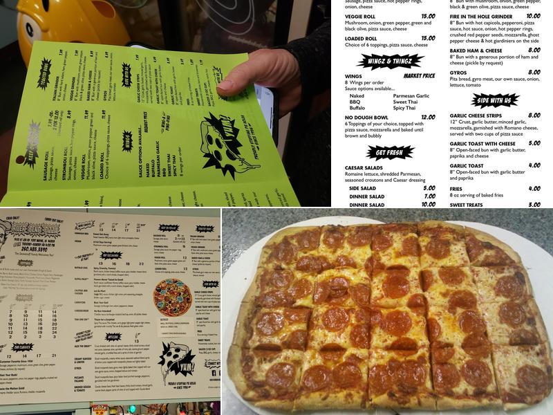 River Bend Pizza Menu