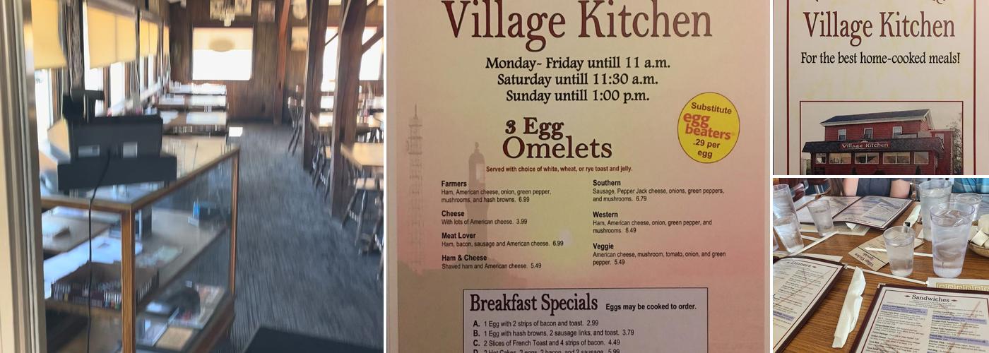 Village Kitchen Menu