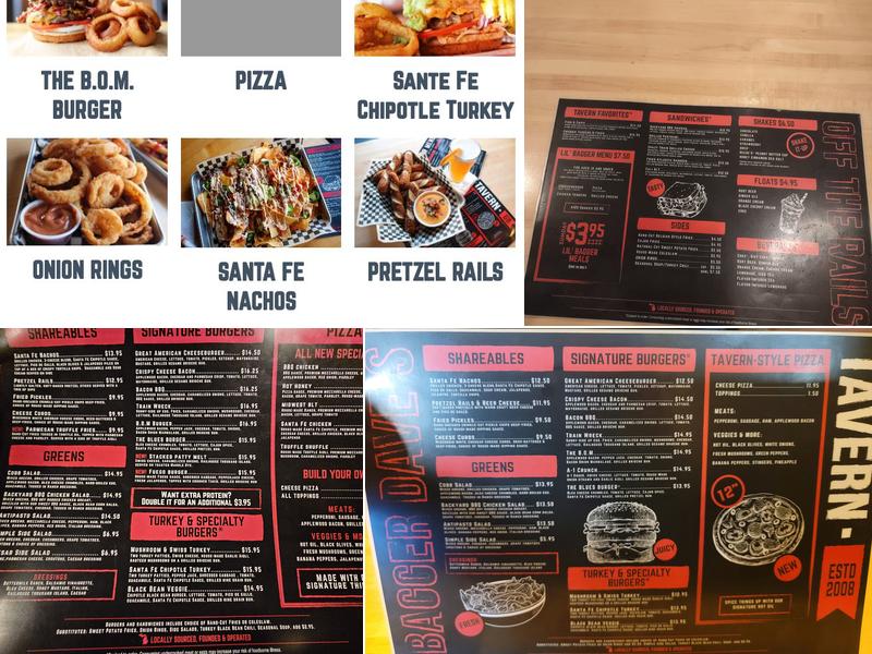 Bagger Dave's - Fort Wayne Menu