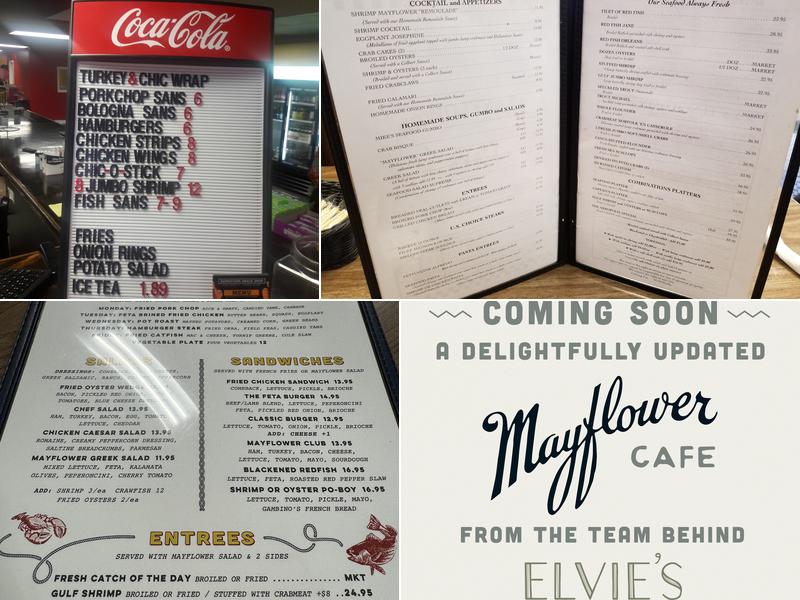 Mayflower Cafe Menu