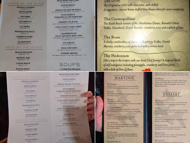 Duck City Bistro Menu