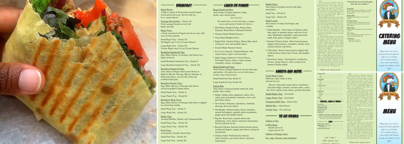 The Beagle Bagel Cafe Menu
