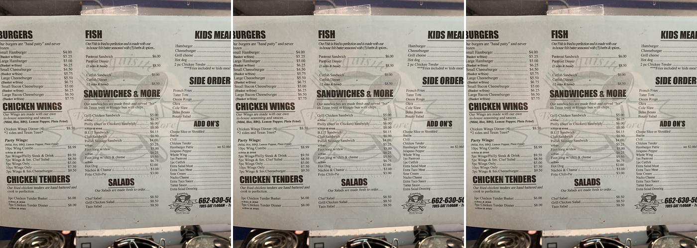 Exquisite Burgers And More Menu