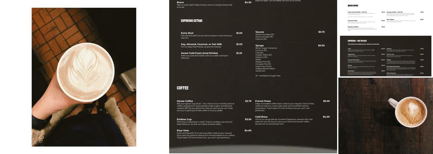 Southbound Coffee Co | Cafe & Roastery Menu