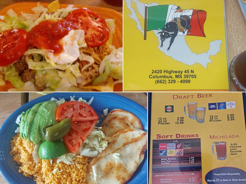 Mi Toro Mexican Restaurant Menu