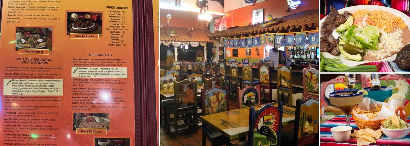 Cebolla's Mexican Grill Menu