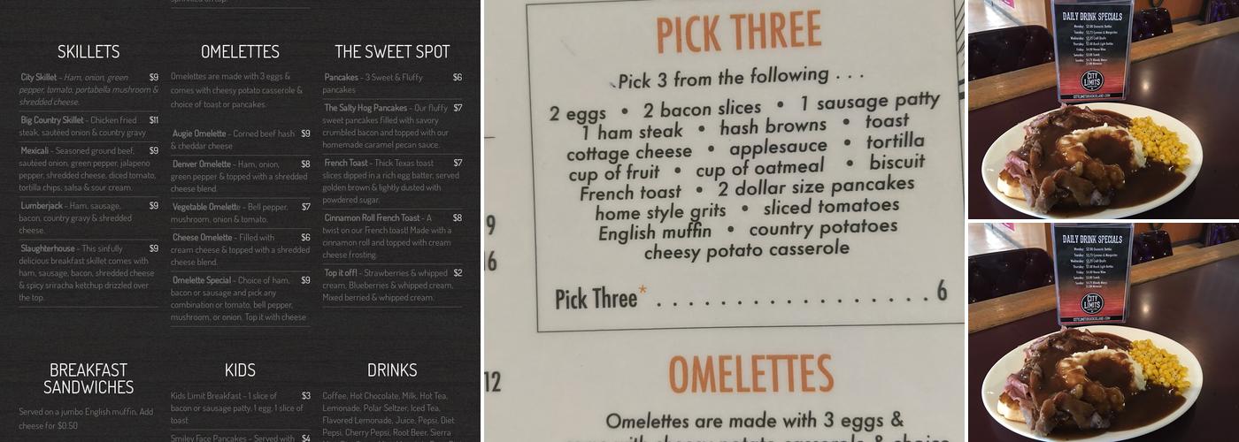 City Limits Saloon & Grill Menu