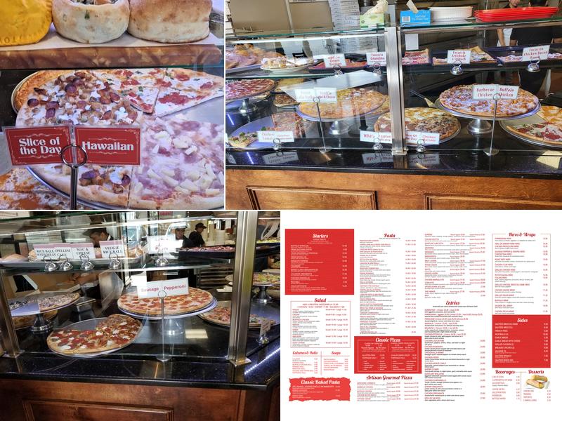 Previti Pizza & Papazzio Dining Menu