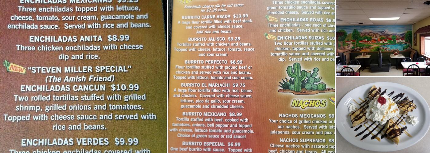 El Zorrito Mexican Restaurant Menu