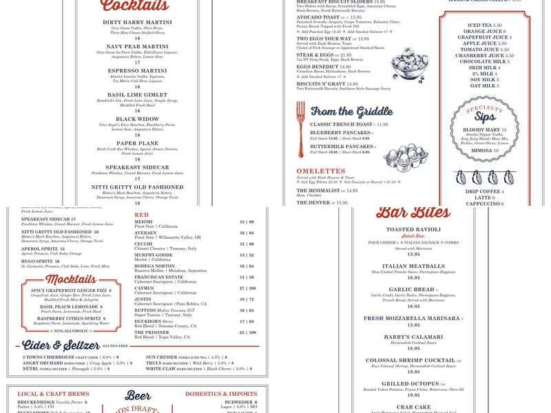 Holy Mackerel! Menu