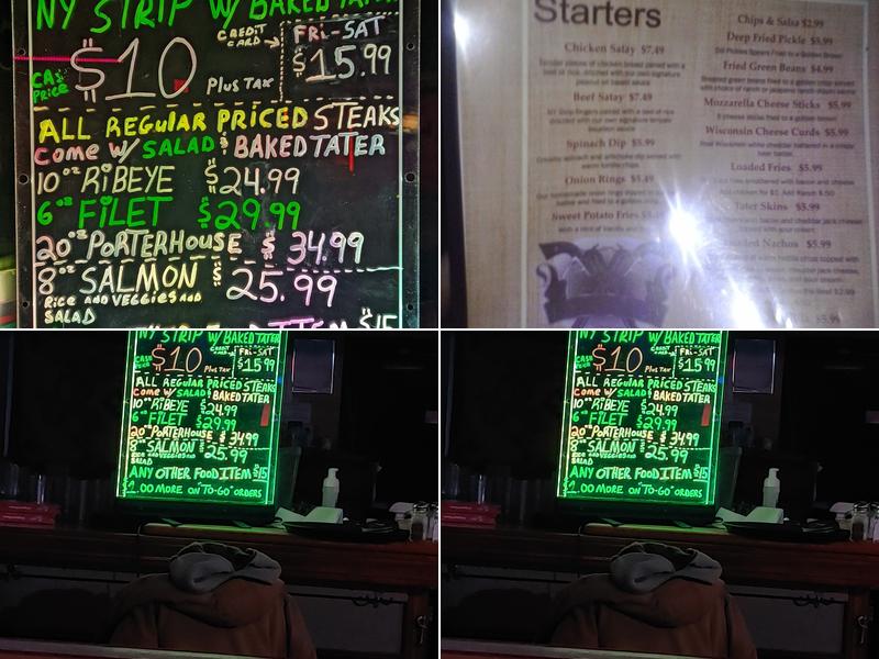 Captain Ron's Corral Menu