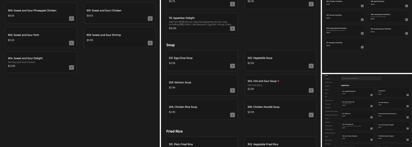 Good Luck Chop Suey Menu