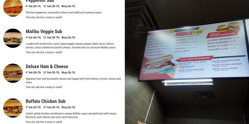 Elmo's Pizza & Subs Menu