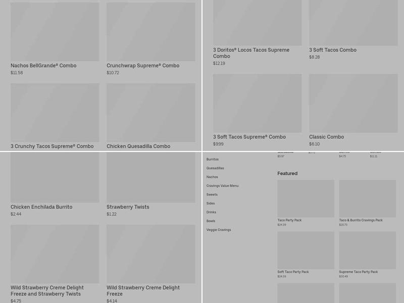 Taco Bell Menu