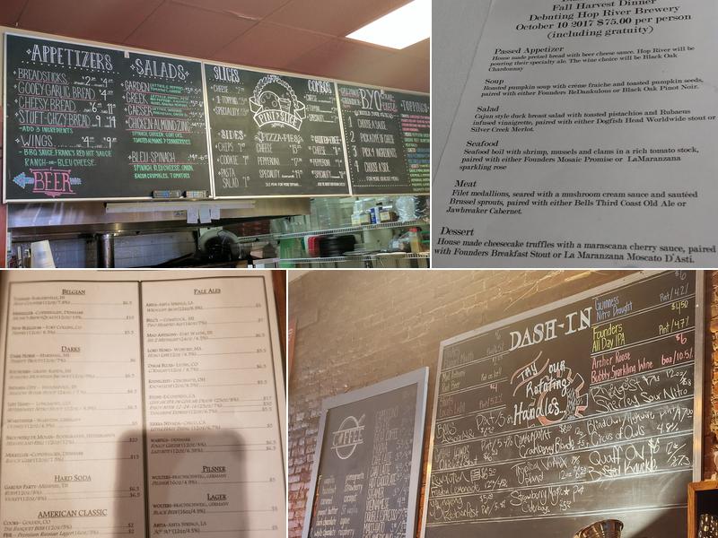 Dash-In Menu