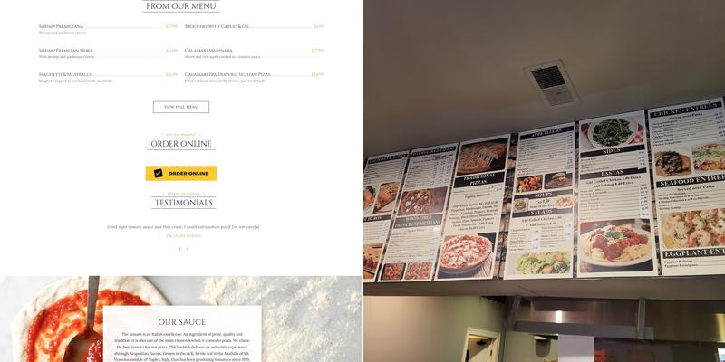 Flames Woodfired Pizza Menu