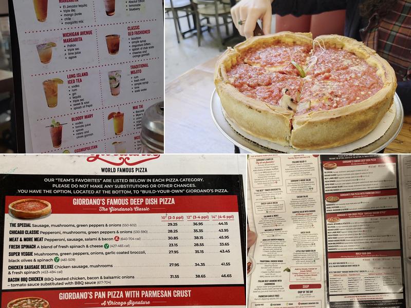 Giordano's Menu