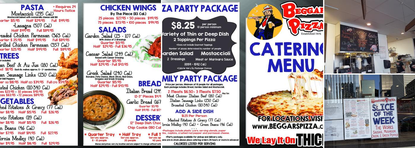 Beggars Pizza - Westloop Menu