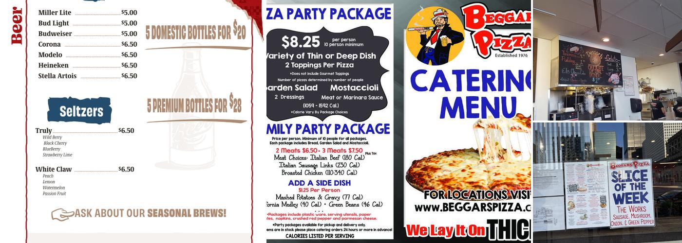 Beggars Pizza - Westloop Menu