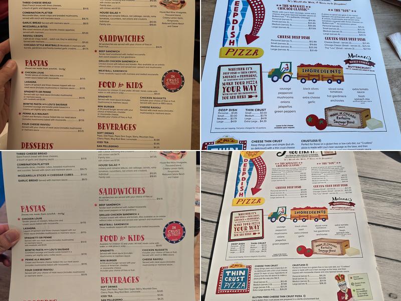 Lou Malnati's Pizzeria Menu