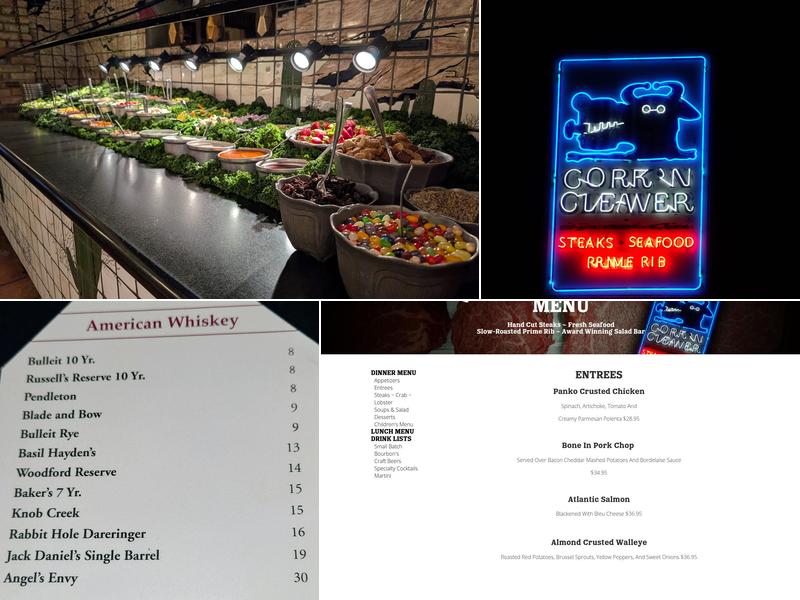 Cork ‘N Cleaver Menu