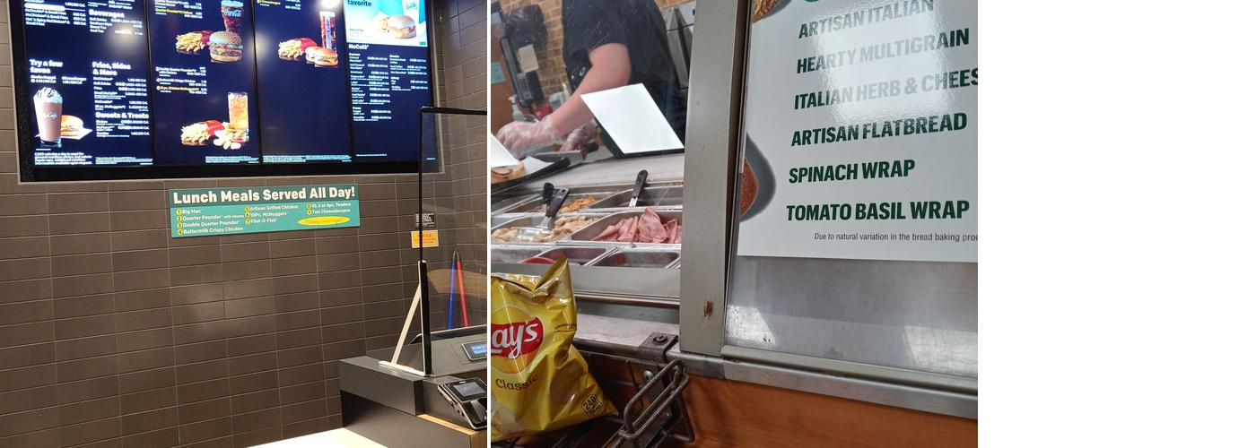 Subway Menu