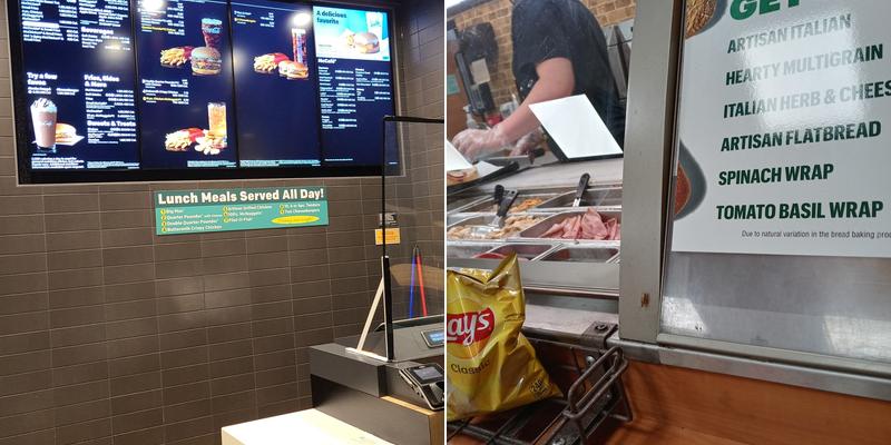 Subway Menu