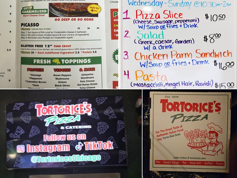 Tortorice's Pizza & Catering Menu