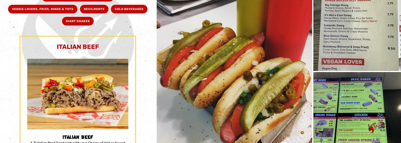 Devil Dawgs on State Menu